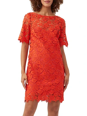 Sun Floral Lace Minidress