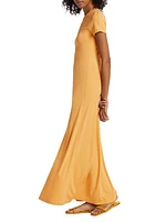 Fluid Jersey Maxi Dress