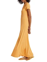 Fluid Jersey Maxi Dress