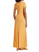 Fluid Jersey Maxi Dress