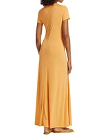 Fluid Jersey Maxi Dress