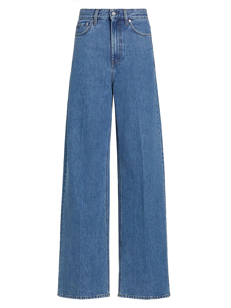 High-Rise Wide-Leg Jeans