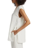 Fluid V-Neck Tunic Top