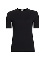 Classic Ribbed Jersey Tee