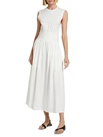 Sleeveless Cotton T-Shirt Dress