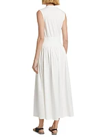 Sleeveless Cotton T-Shirt Dress