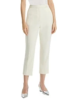 Slim High-Rise Crop Pants