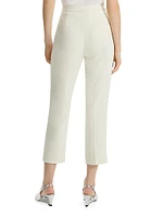 Slim High-Rise Crop Pants