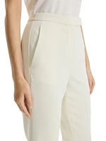 Slim High-Rise Crop Pants