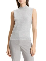 Merino Wool Mock Turtleneck Shell