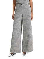 Heathered Wide-Leg Pant