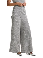 Heathered Wide-Leg Pant