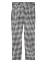 Treeca Mid-Rise Wool-Blend Crop Pants