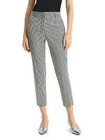 Treeca Mid-Rise Wool-Blend Crop Pants