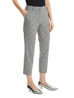 Treeca Mid-Rise Wool-Blend Crop Pants