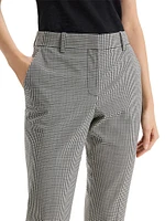 Treeca Mid-Rise Wool-Blend Crop Pants