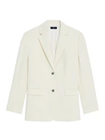 Relaxed Single-Breasted Blazer