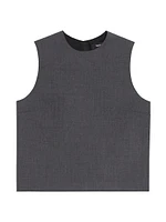 Boxy Sleeveless Shell Top