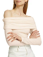 Florentina Knit Off-the-Shoulder Sweater