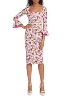 Astra Floral Cocktail Dress