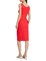 Zinon Sje Draped Bow Cocktail Dress