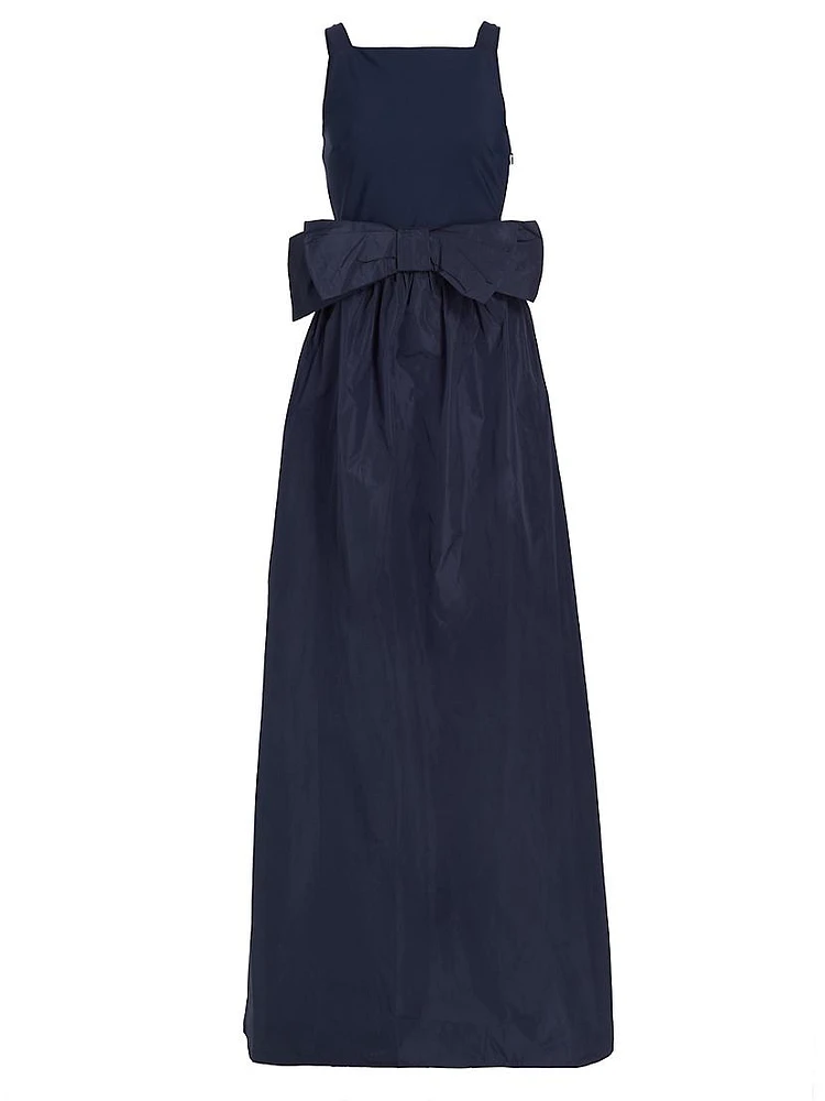 Harlee Taffeta Bow Gown