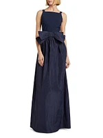 Harlee Taffeta Bow Gown