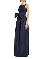 Harlee Taffeta Bow Gown