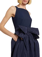 Harlee Taffeta Bow Gown