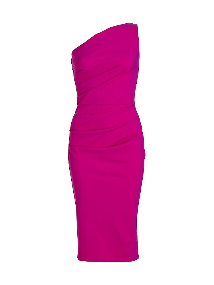 Angelina One-Shoulder Cocktail Dress