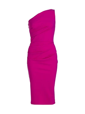 Angelina One-Shoulder Cocktail Dress