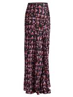 Katae Silk-Blend Maxi Skirt