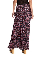 Katae Silk-Blend Maxi Skirt