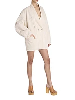 Ikena Double-Breasted Blazer Minidress