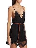 Virginia Guipure Lace Minidress