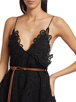 Virginia Guipure Lace Minidress