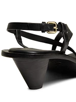 Ira Leather Heeled Sandals