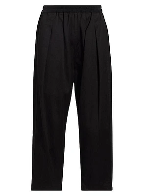 Pleated Cotton Pants