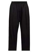 Pleated Cotton Pants