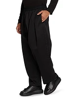 Pleated Cotton Pants