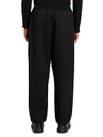Pleated Cotton Pants