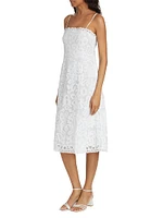 Lovina Embroidered Cotton Midi-Dress