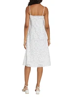 Lovina Embroidered Cotton Midi-Dress