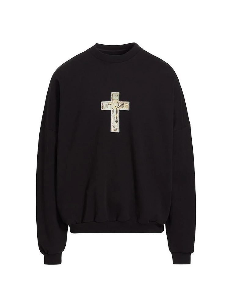 Hooligan Cotton Oversized Sweatshirt