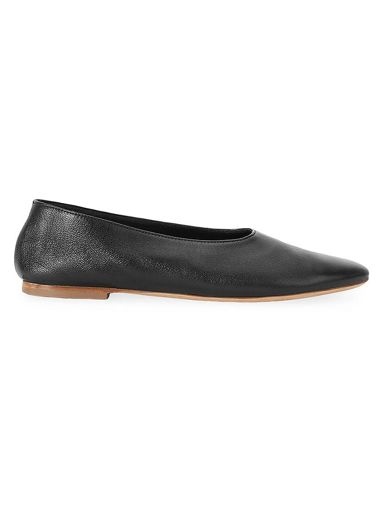 Alba Leather Ballet Flats