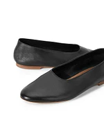 Alba Leather Ballet Flats