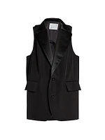 Oversized Single-Breasted Vest