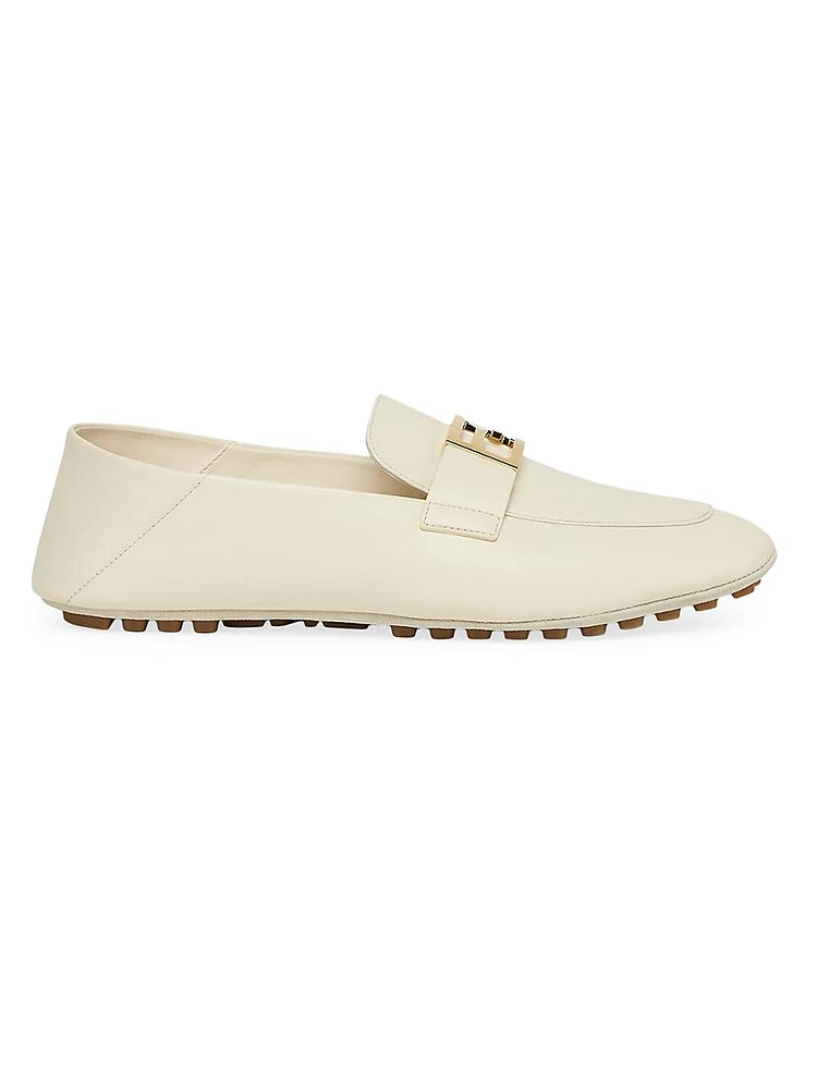 Driver-Sole Leather Loafers