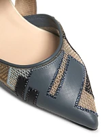 Colibri 55MM Embellished Leather Slingback Pumps