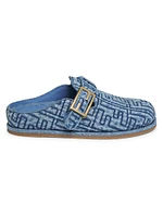 Fendi Feel Cotton Clogs